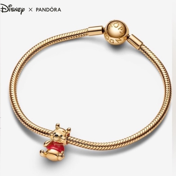 NWOT Pandora x Disney Winnie the Pooh Bear Charm - Picture 4 of 14